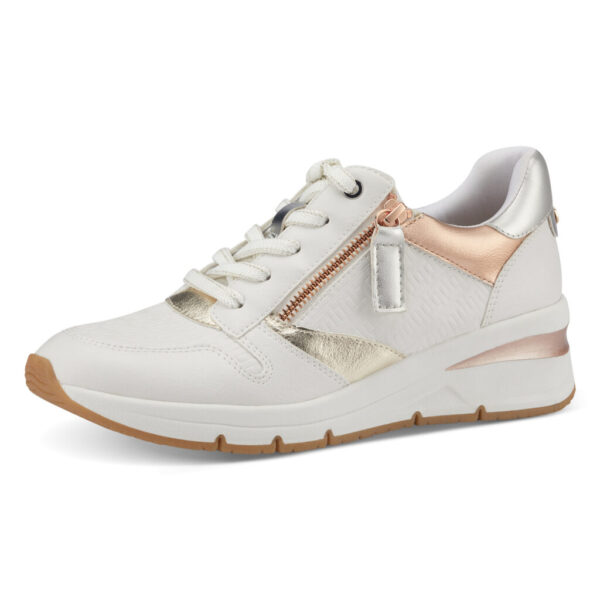 Tamaris Γυναικεία Sneakers 1-23702-20 157 Λευκό/Ροζ/Χρυσό