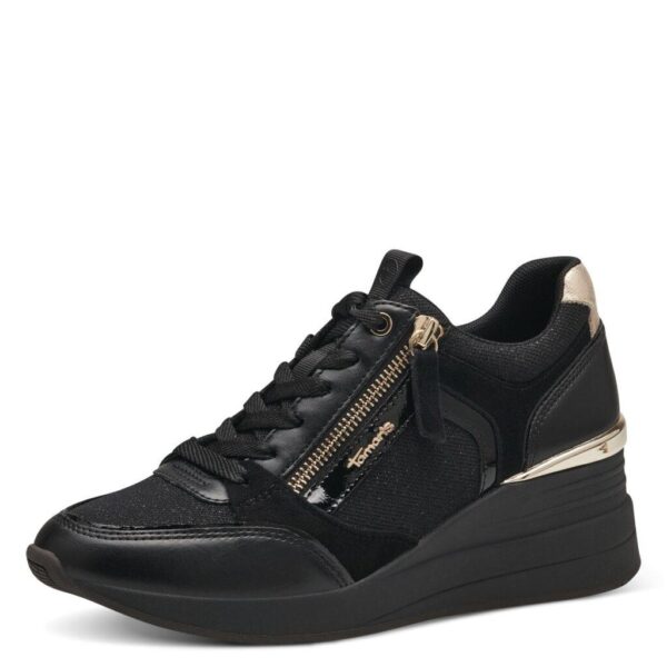 Tamaris Γυναικεία Sneakers 1-23703-41 048 Μαύρο/Χρυσό