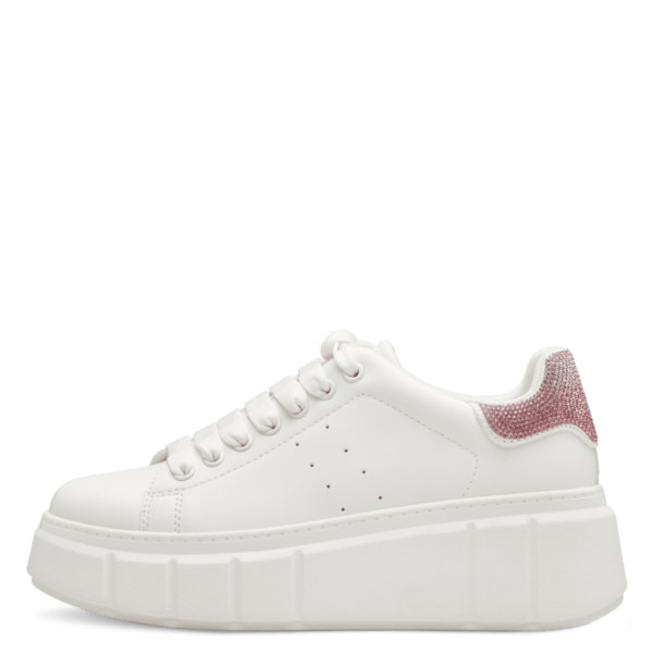 Tamaris Γυναικεία Sneakers 1-23743-41 154 Λευκό/Φούξια